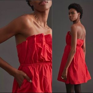This stunning red, timeless dress is for any occasion. Dress it up or down!